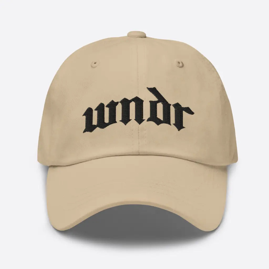 Chaos Dad Hat - One Size / Stone - hats