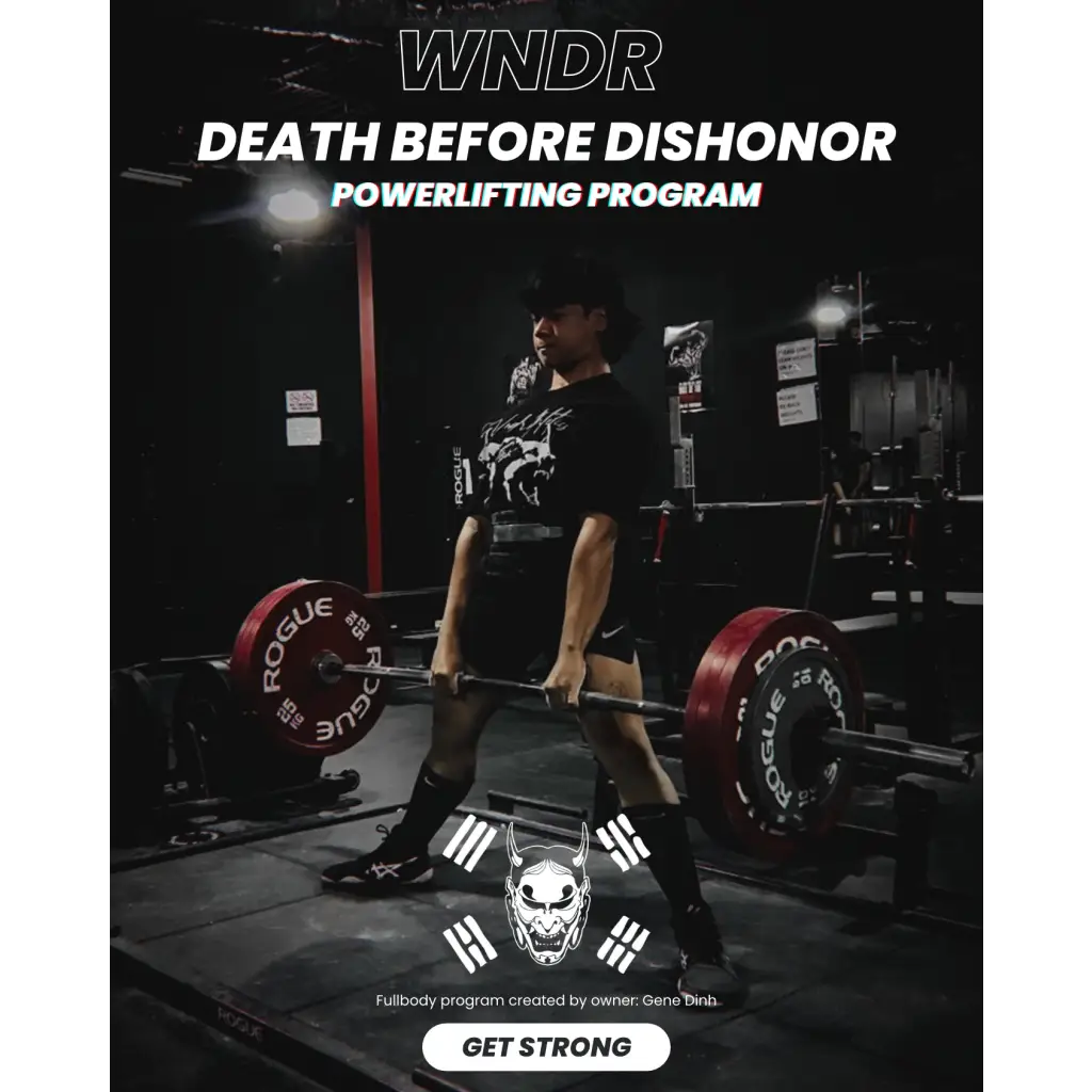 Death Before Dishonor - Training Program