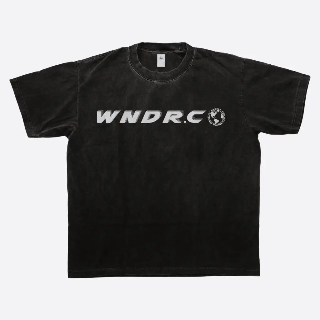 WNDR Worldwide Heavyweight Tee - s / black - tshirt